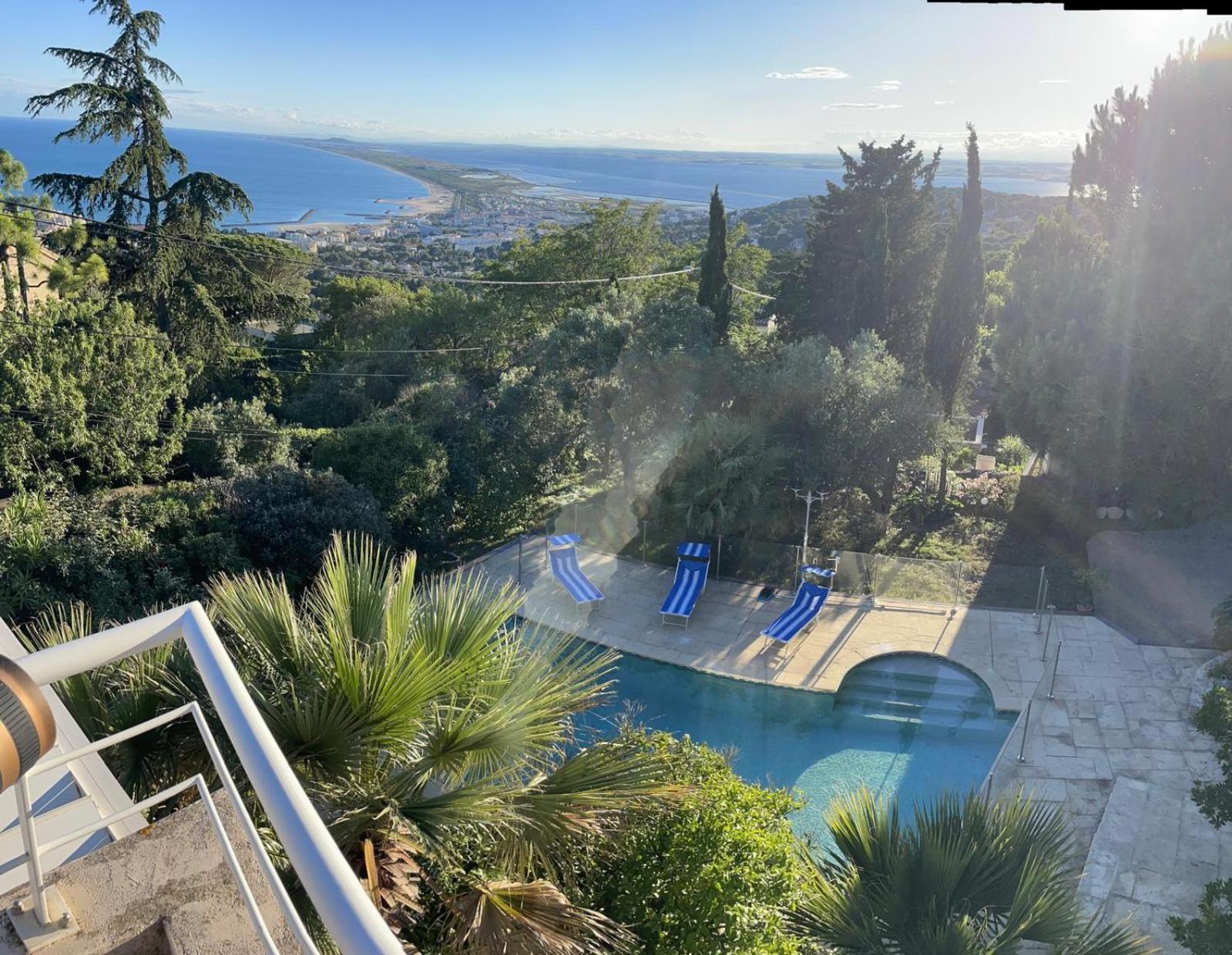 Atlantide - Somptueuse Villa Classee 4 Etoiles - Saint-Clair - Vue Exceptionnelle - Piscine Sète Zewnętrze zdjęcie
