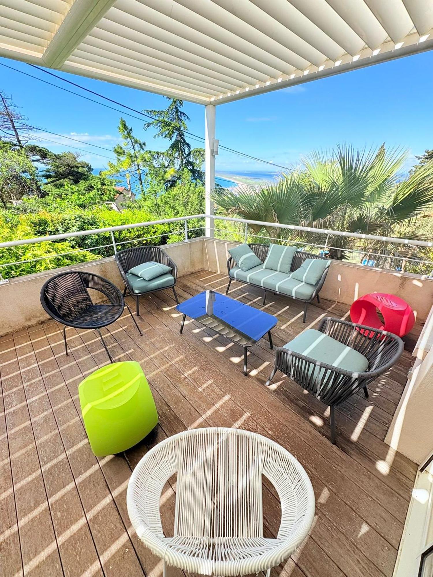 Atlantide - Somptueuse Villa Classee 4 Etoiles - Saint-Clair - Vue Exceptionnelle - Piscine Sète Zewnętrze zdjęcie