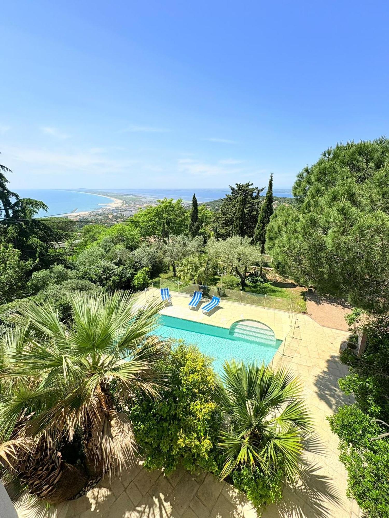 Atlantide - Somptueuse Villa Classee 4 Etoiles - Saint-Clair - Vue Exceptionnelle - Piscine Sète Zewnętrze zdjęcie