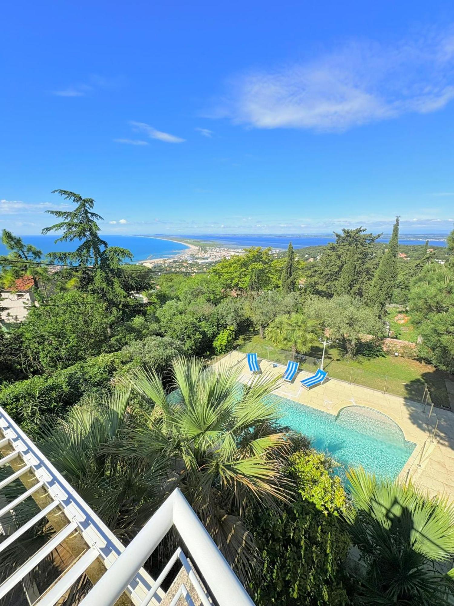 Atlantide - Somptueuse Villa Classee 4 Etoiles - Saint-Clair - Vue Exceptionnelle - Piscine Sète Zewnętrze zdjęcie